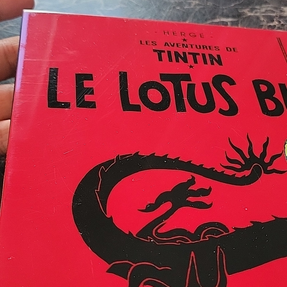 The Blue Lotus (The Adventures Of Tintin) (The Adventures Of Tintin) Wall Frame