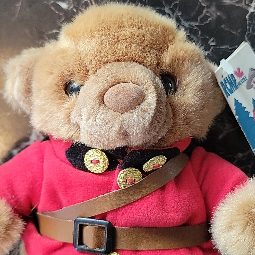 Wild Wonders Rcmp Country Royal Canadian Mounted Bear Plush Toy Small 20Cm Bnwt