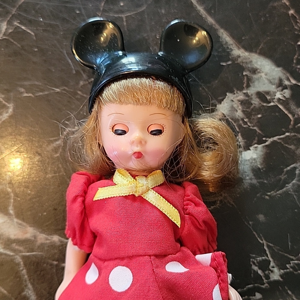 Madame Alexander For Mcdonald'S Toy Minnie Mouse Doll 5” 2004 Euc Eyes Work