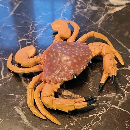 Vintage Sand Crab Pvc Figure 4.5” Realistic Lifelike Sea Marine Animal Nature