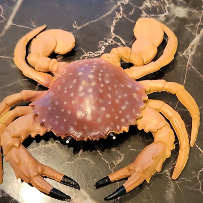 Vintage Sand Crab Pvc Figure 4.5” Realistic Lifelike Sea Marine Animal Nature