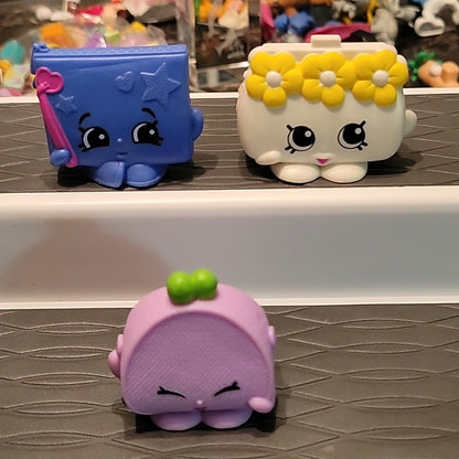 Lot Of 3 Mc Donald'S Shopkins Toys Figures Collectible Accessories Pur –  Omniphustoys