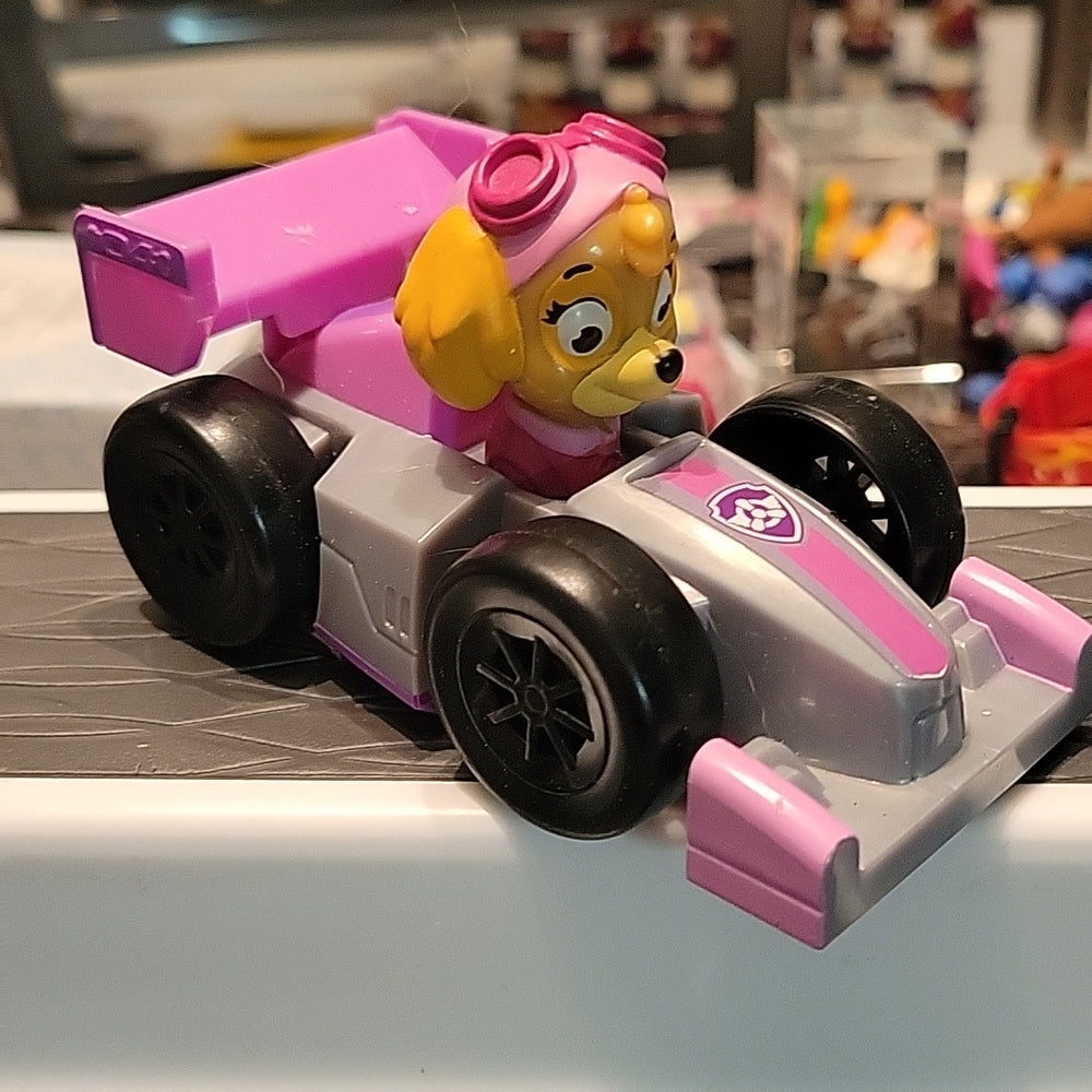 Paw Patrol Rescue Racers Skye Pink Car Vehicle Figure Spin Master