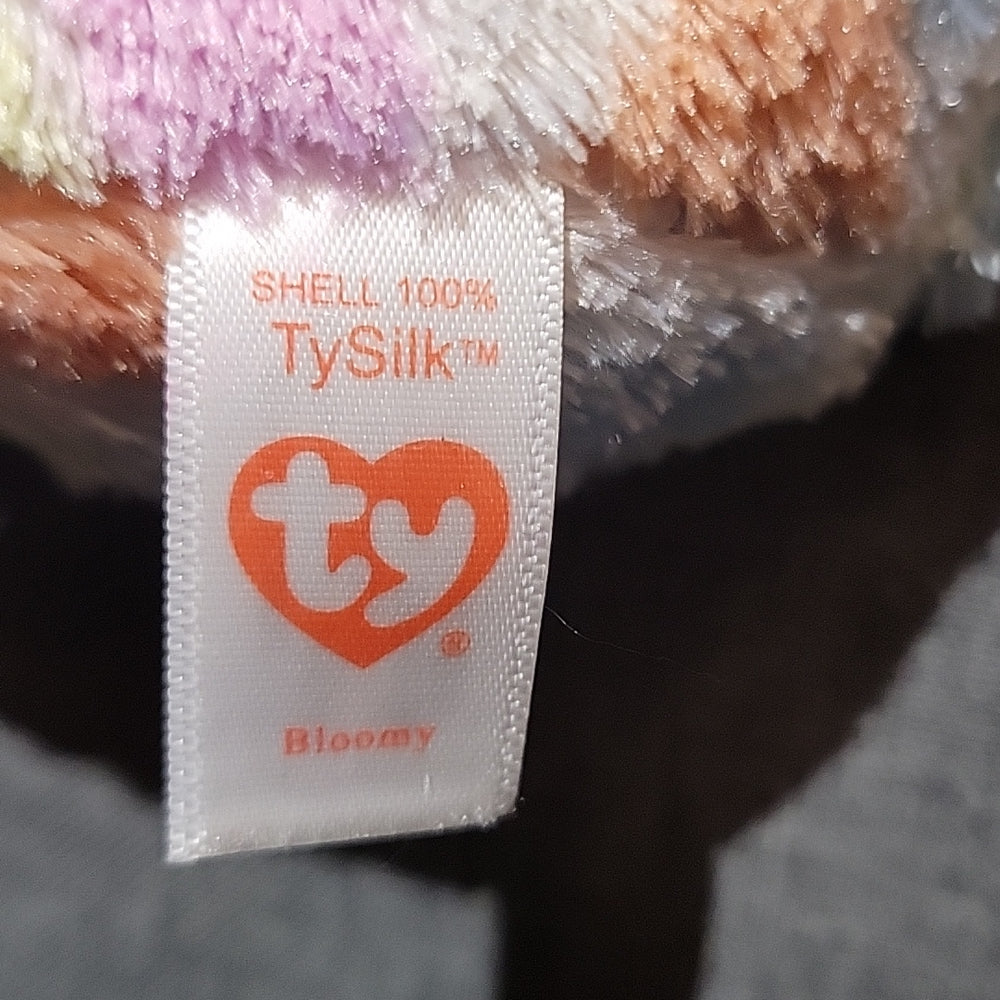 Ty Beanie Boos Bloomy The Bunny Rabbit 6" / 15Cm 2018 Tysilk Soft Toy With Tag