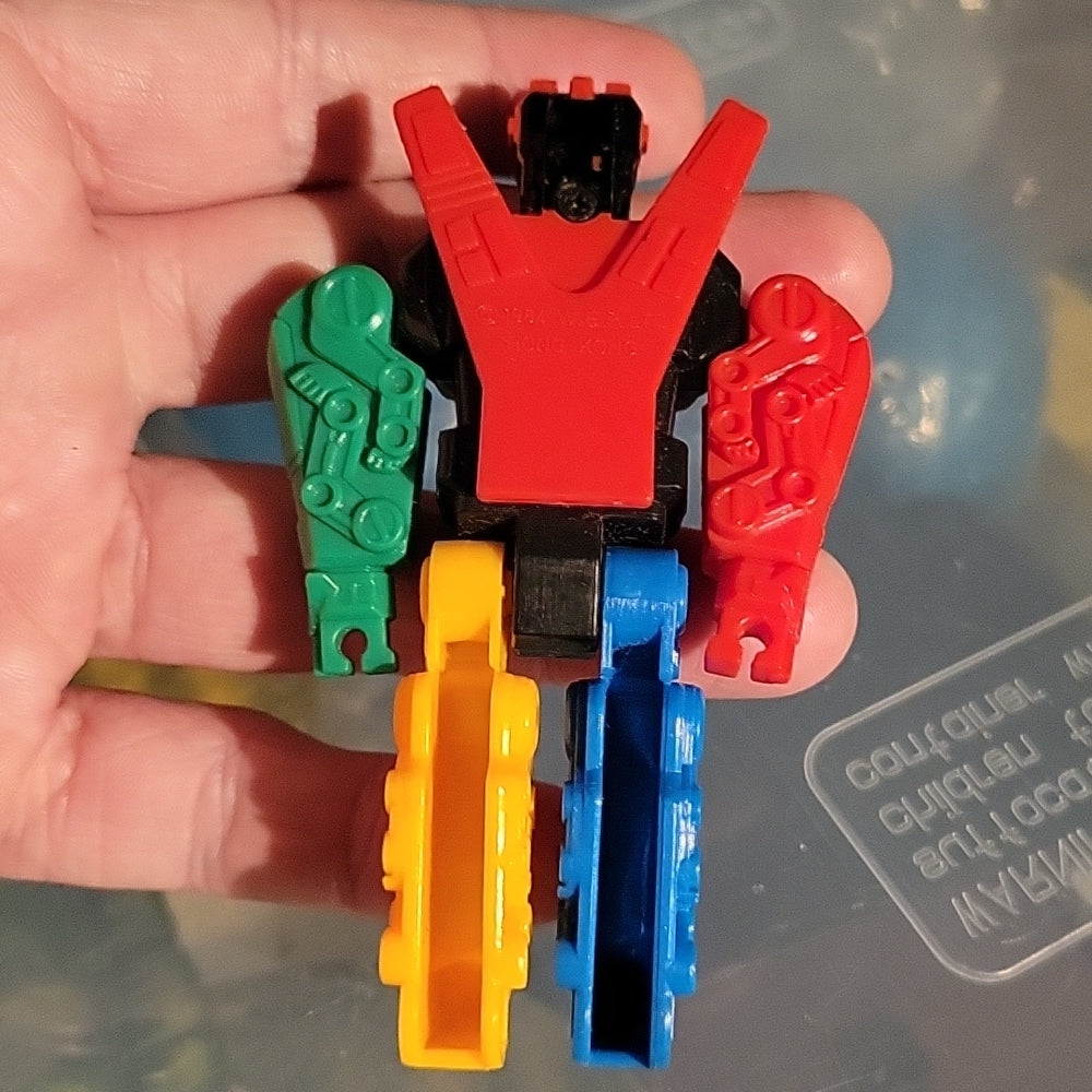 Mini Action Figure 1984 W.E.P. Voltron Toy 3.75Inch Tall Vhtf