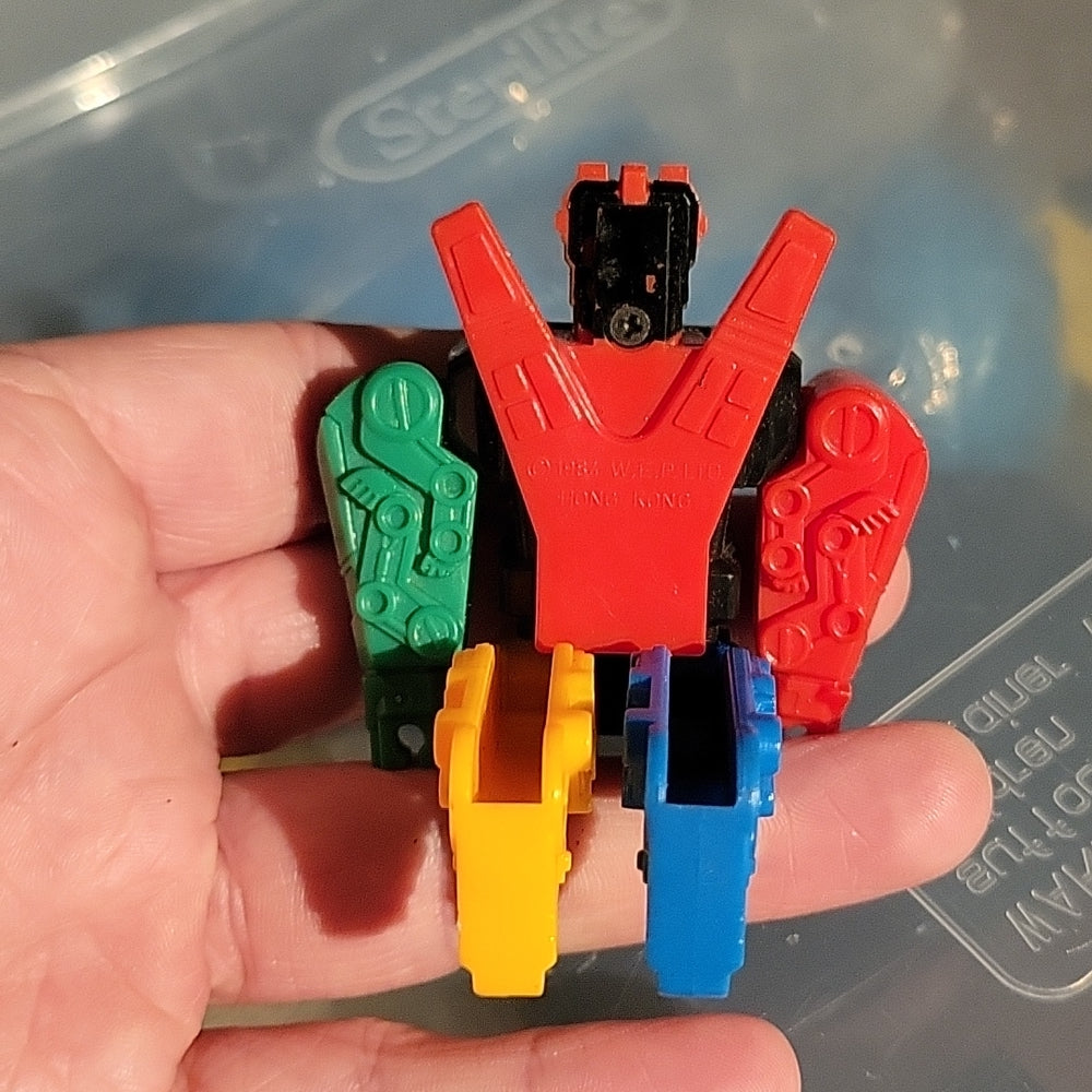 Mini Action Figure 1984 W.E.P. Voltron Toy 3.75Inch Tall Vhtf