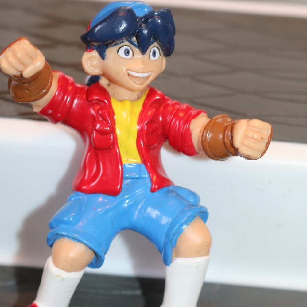 2002 Tyson Granger Takao Kinomiya 3" Burger King Pvc Figure Beyblade Pre-Owned