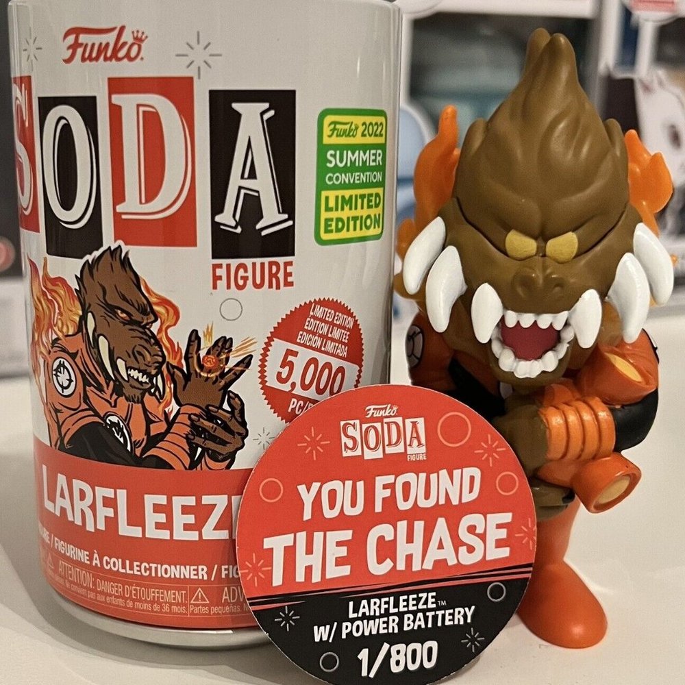 Larfleeze Chase Limited Edition Sdcc Funko Soda!