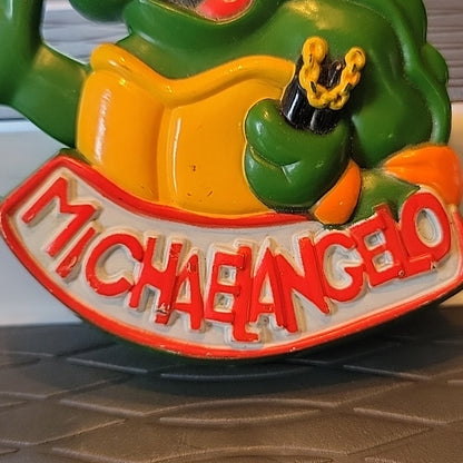 Tmnt 1989 Michaelangelo Badge Cowabunga Teenage Mutant Ninja Turtles Burger King