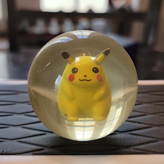 1990S Pikachu  Bouncing Super Ball Figure Toy Pokémon Rare Vintage
