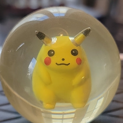 1990S Pikachu  Bouncing Super Ball Figure Toy Pokémon Rare Vintage