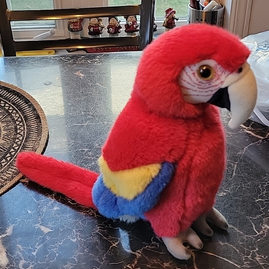 Ganz Plush Parrot Multicolored 9.5 Inch Stuffed Toy