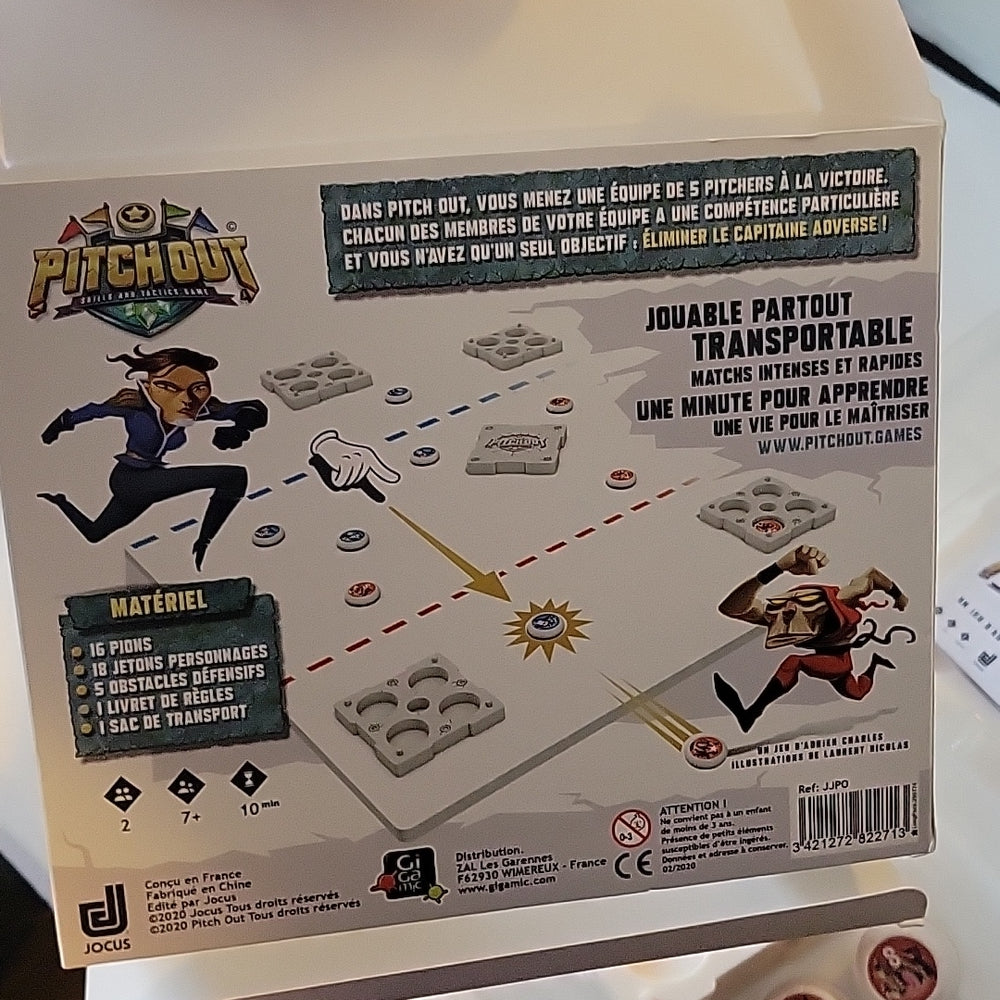 Pitch Out Mini Board Game