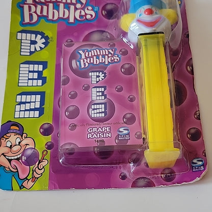 Pez Yummy Bubbles Peter Clown Retired 2002  Unopened Spinmaster 50Th Anniversary