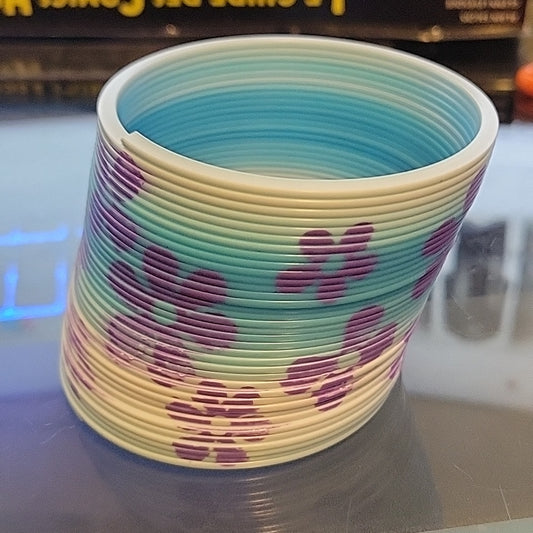 Plastic Slinky Purple Blue New 80S-90S Stock Toysrus Nostalgic Retro Classic Toy