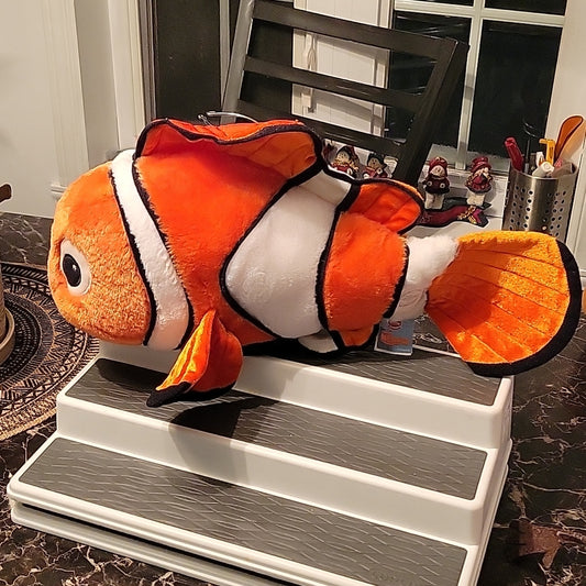 Finding Nemo Plush Stuffed Animal Toy Disney Store Pixar 18" Clown Fish