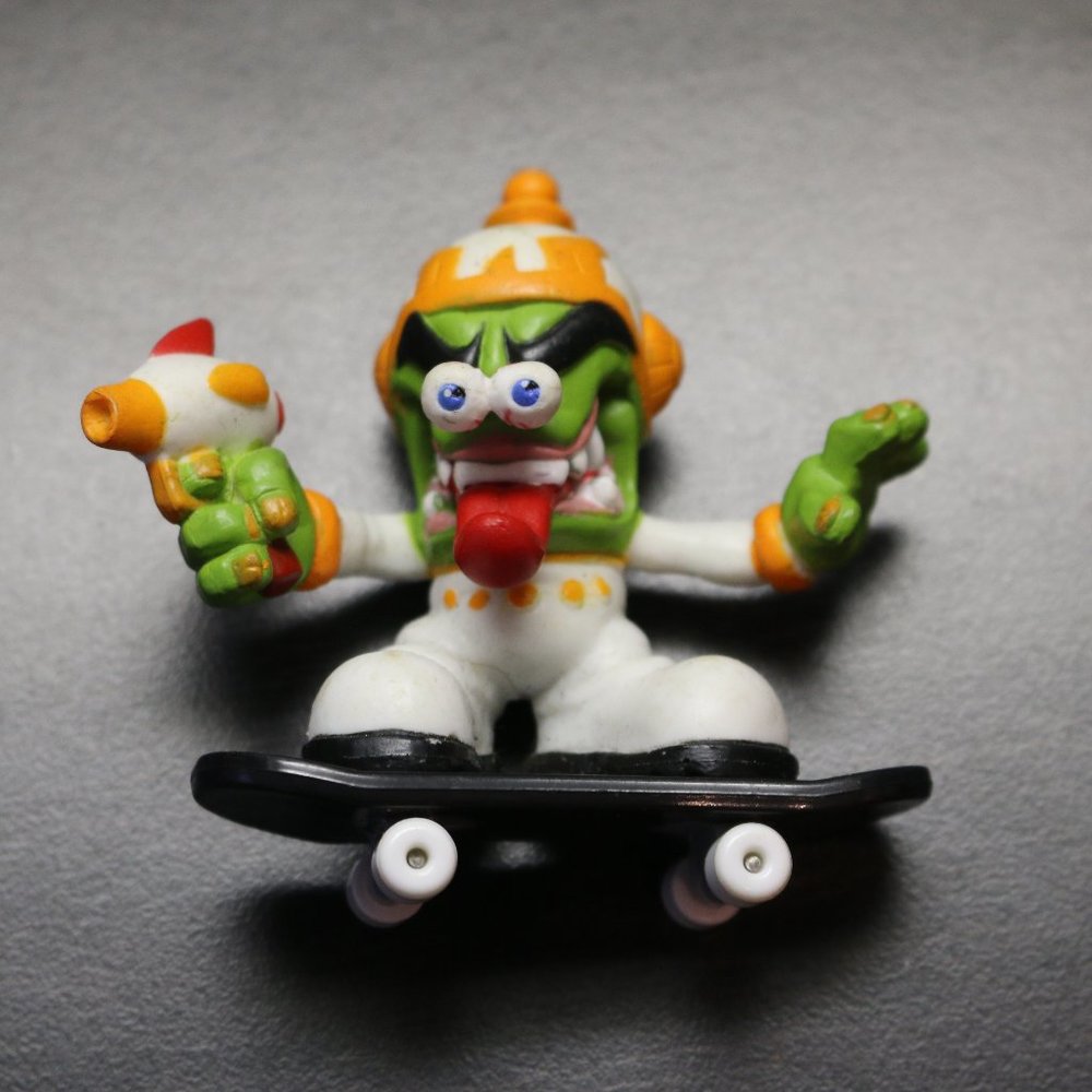 Tech Deck Dude Boog Rogers Booger, #029, Street Crew White Green W Skateboard