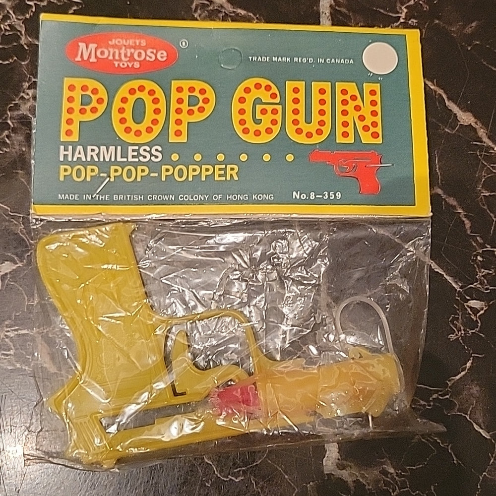 Montrose Toys Pop Gun Harmless No.8-359 Pop-Pop-Popper British Crown Sealed Bag