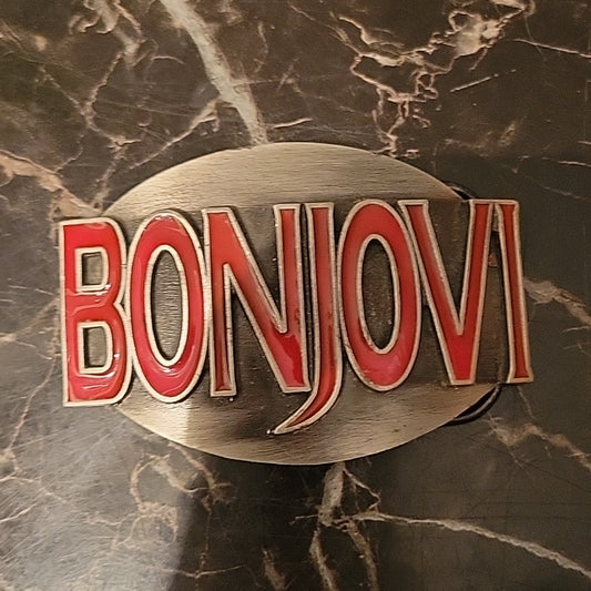 Rd09168 *Nos* Vintage 1994 **Bon Jovi** Music Band Commemorative Belt Buckle