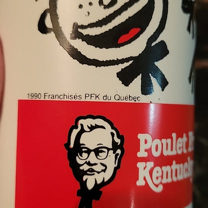 Vintage 1990 Pfk Kfc Sport Water Bottle Poulet Frit Kentucky Rare French Canada