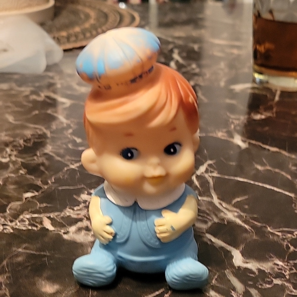 Baby King Toy Iwai Vintage De Caoutchouc Rubber Squeak Toy Made In Japan 1960'S