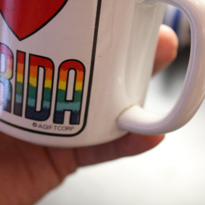 Vintage Souvenir Mug, "I Love Florida"