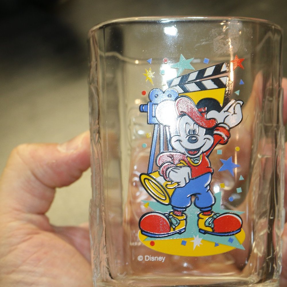 Mcdonalds Walt Disney World 2000 Celebration Mickey Mouse Glass Hollywood Studio