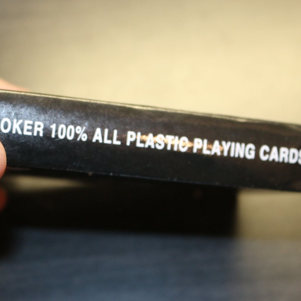 New Washable Poker 100% All Plastic Playing Cards