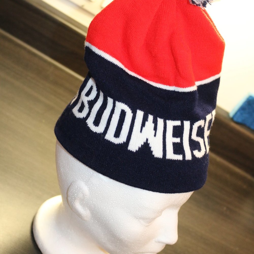 Hockey Night In Canada Budweiser Beer Knit Hat Cap Toque Beanie