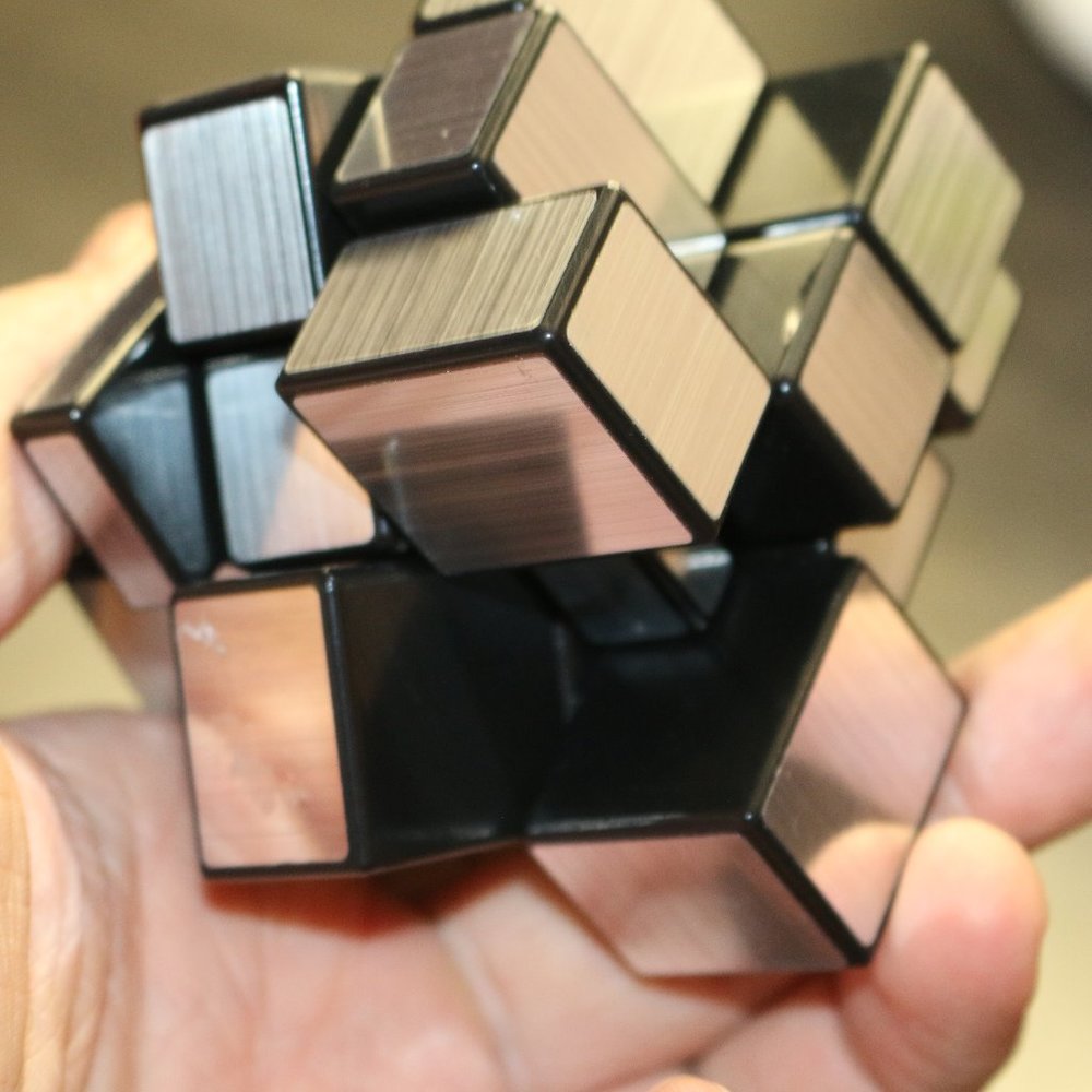 D-Fantix Shengshou Cube Miroir 3 X 3 X 3 Speed Cube 3 X 3 Blocs Miroir Cube Diff