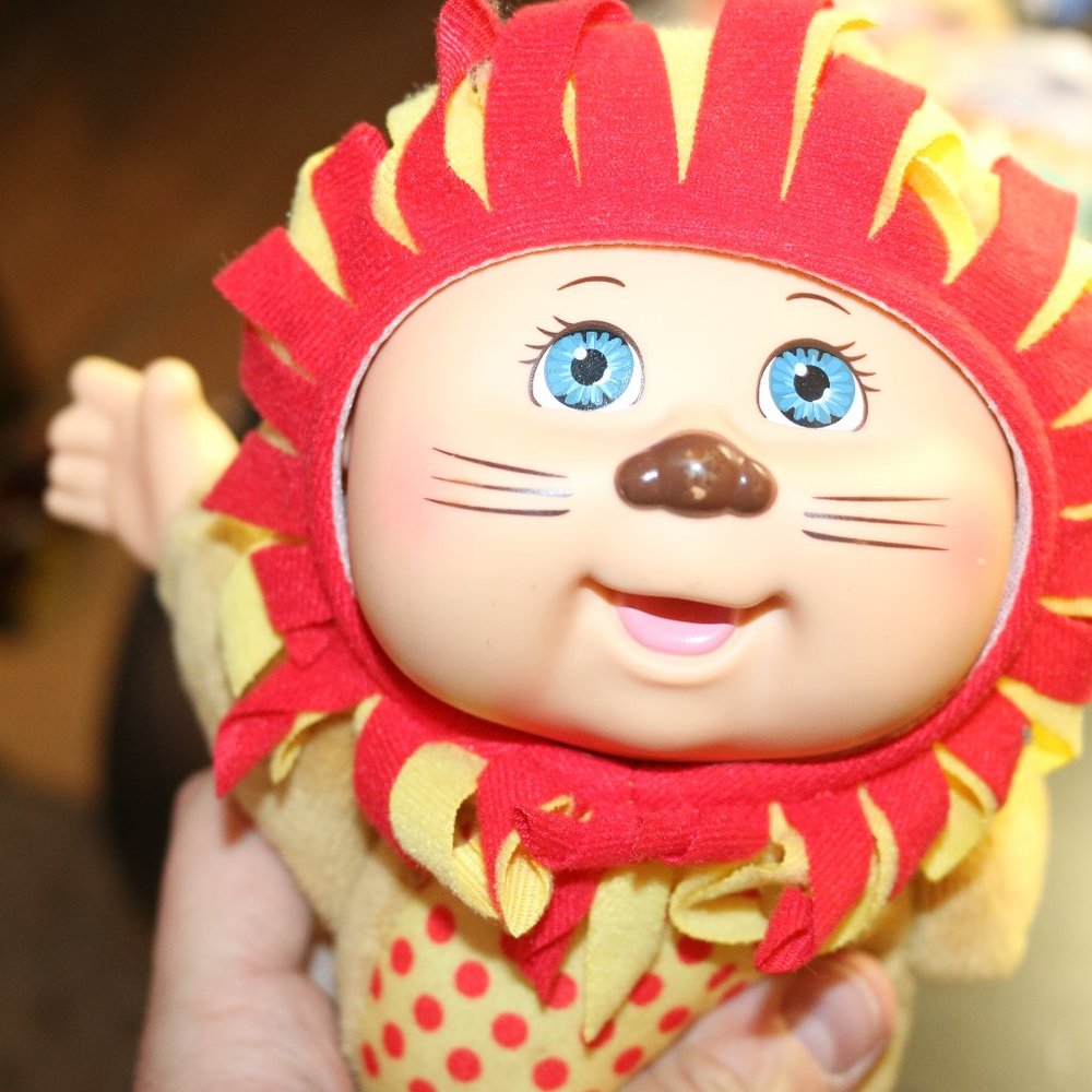 Cabbage Patch Kids Collectible Cutie 9 Doll Zoo Friends Jaye Lion Blu Omniphustoys