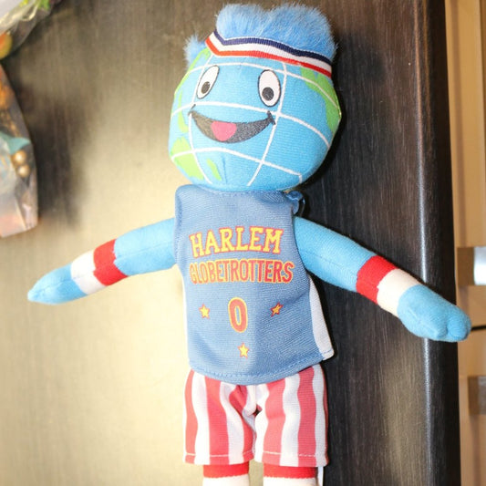 Harlem Globetrotters Globie Plush, Basketball Mascot Souvenir Doll