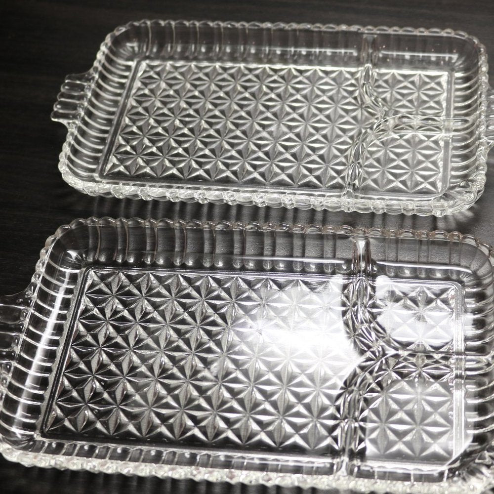2X Serva Snack Clear By Anchor Hocking Item#: 319052 Pattern Code: Ahcser