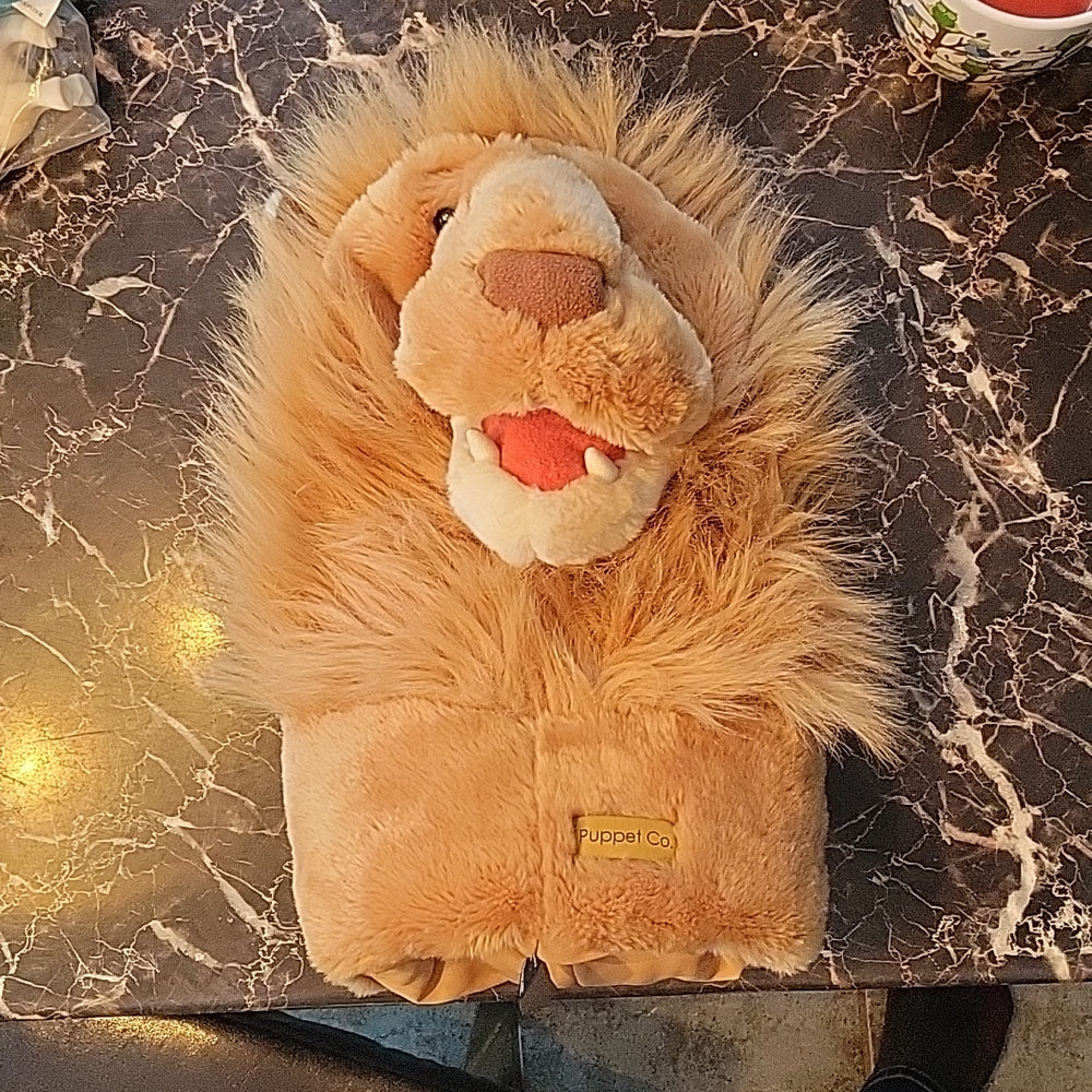 The Puppet Company Large Lion Hand Puppet 15" Soft Toy