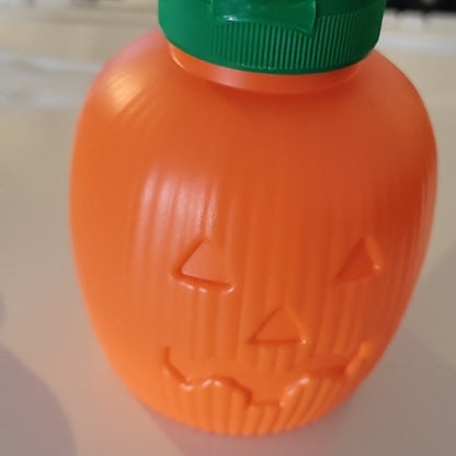 Vintage Halloween Pumpkin Blow Mold Water Juice Container Bottle