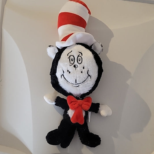 Dr. Seuss Cat In The Hat Figure Plush Dog Toy, 13Inch Inch