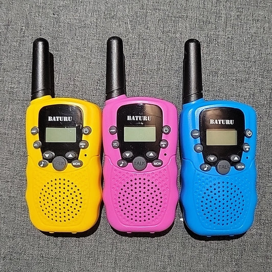 Baturu Girls Walkie Talkies For Kids Toys, 3 Pack Walky Talky For Kids Age 5-10