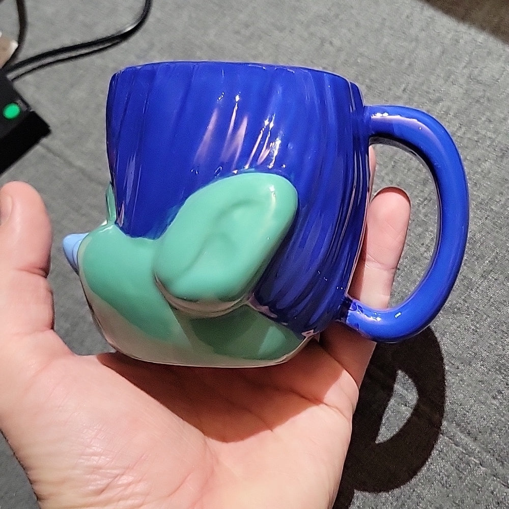 Treasure Trolls Branch Character 3D Face Blue Collectible Coffee Cup Mug Dwa