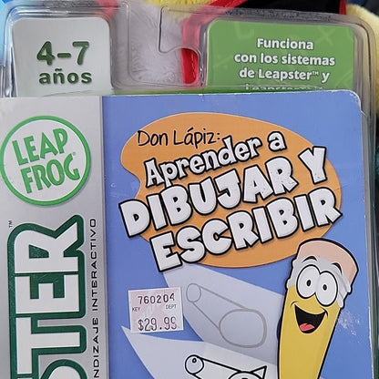 Leapfrog Leapster Educational Game: Don Lápiz Aprender A Dibujar Y Escribir