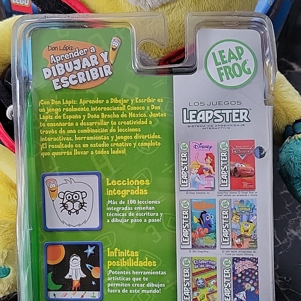 Leapfrog Leapster Educational Game: Don Lápiz Aprender A Dibujar Y Esc ...