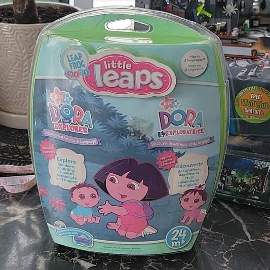 Leap Frog Baby Little Leaps Dora The Explorer Interactive Learning Disc - New