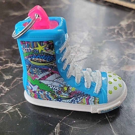 Mcdonalds 2013 Skechers Twinkle Toes Toy Key Chain Light Up High Top