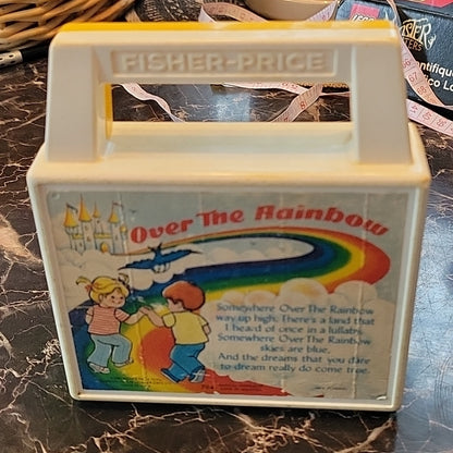 Vtg 1981 Fisher Price Radio Music Box “Over The Rainbow” #794 Toy Tested Works