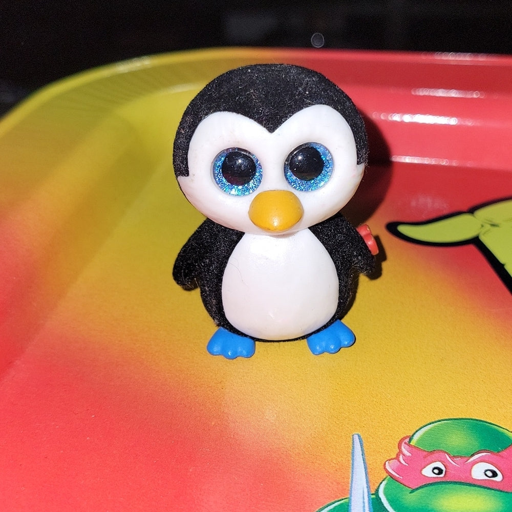 Ty Mini Boos Series 1 Waddles Penguin Flocked 2" Vinyl Figure