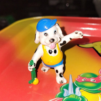 Dalmatian Sport Cricket Player Figure Toy