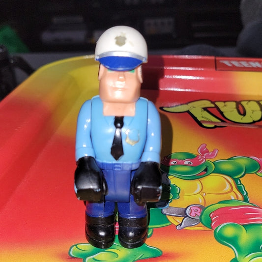Vintage Fisher-Price Husky Helper Police Man Action Figure Toy Replacement