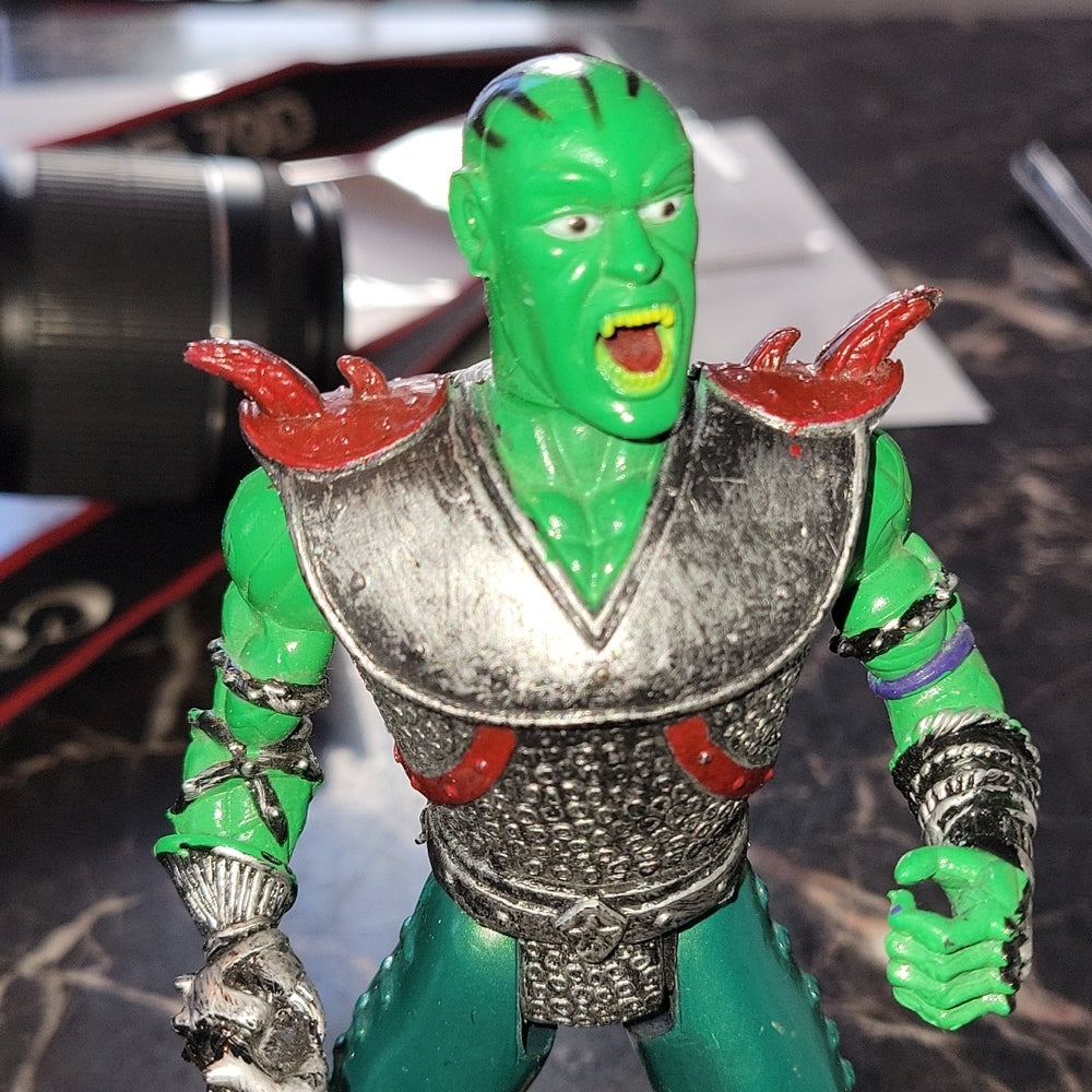 Mannix Mystic Rings Armored Orc Warrior Action Figure Rare Bootleg Ko Motu