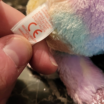 Ty Beanie Boos Cooper Unicorn Sloth Rainbow Glitter Sparkle Plush Doll 6-7Inch