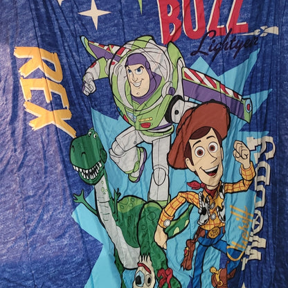Mon Tex Toy Story Toys Play Woody Buzz Forky Rex Kids Reversible Comforter
