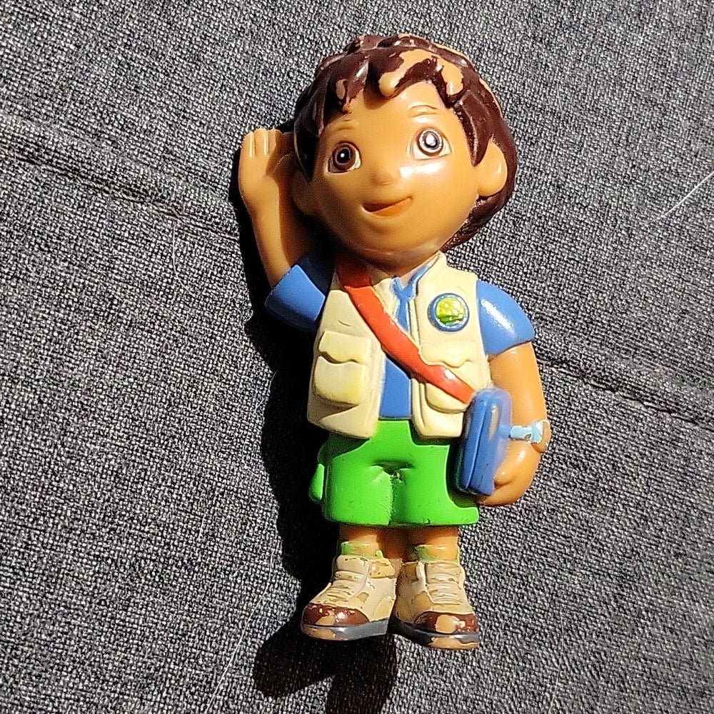 Vintage Go Diego Go Rescue Hut Figure Set Baby Jaguar Cat Panther 2003